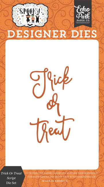 Spooky: Trick or Treat Script Small Die Set