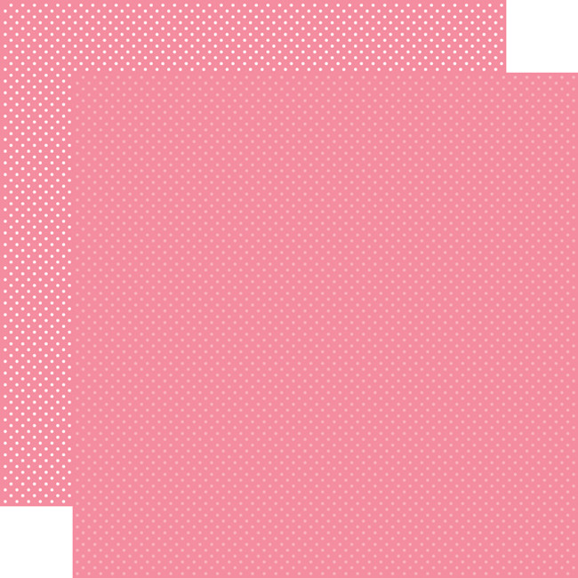 Dots: Bubblegum Pink Dots 12x12 Patterned Paper