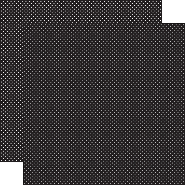 Dots: Black Dots 12x12 Patterned Paper