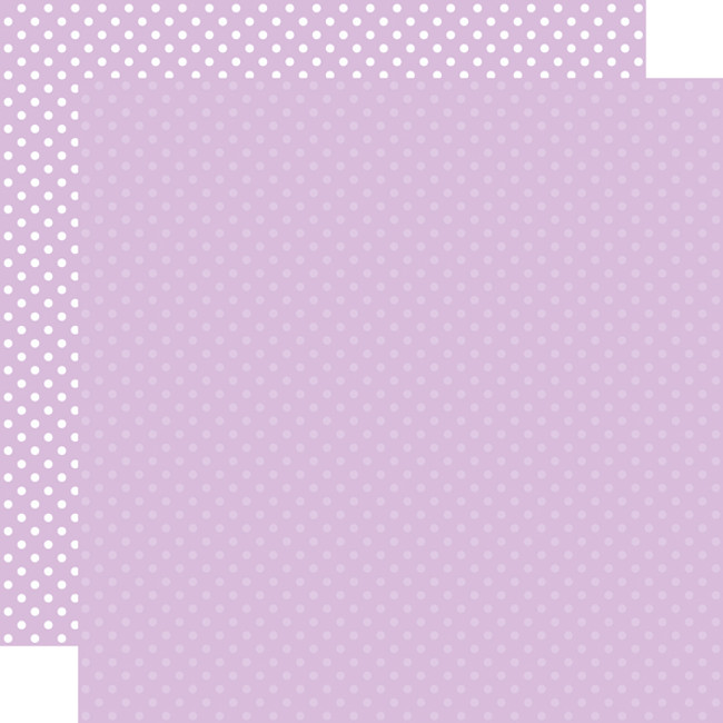 Dots & Stripes: Light Purple Dots 12x12 Patterned Paper