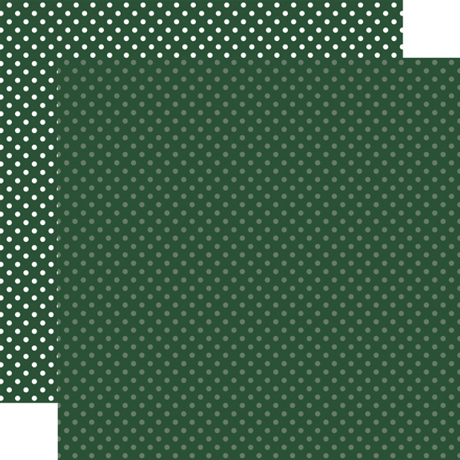 Dots & Stripes: Evergreen Dots 12x12 Patterned Paper