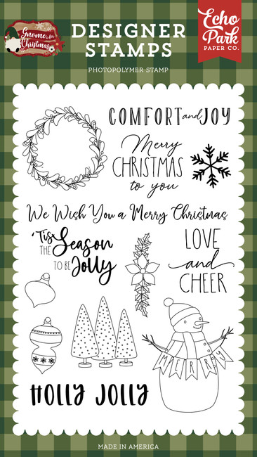 Gnome For Christmas: Comfort And Joy Stamp Set