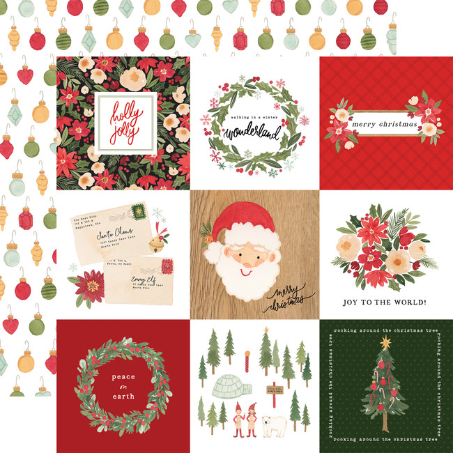 Letters To Santa: 4x4 Journaling Cards 12x12 Patterned Paper