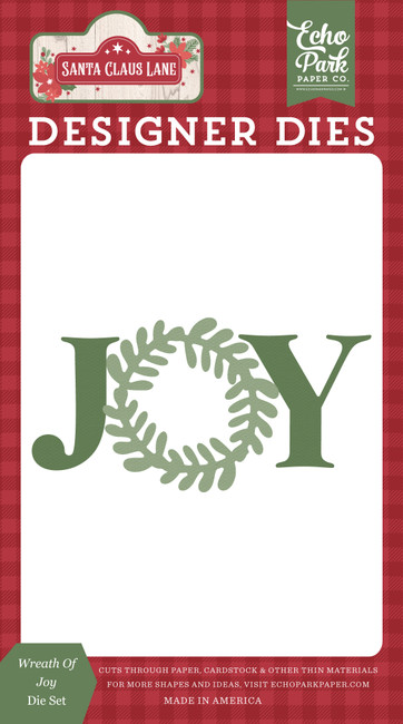 Santa Claus Lane: Wreath of Joy Small Die Set