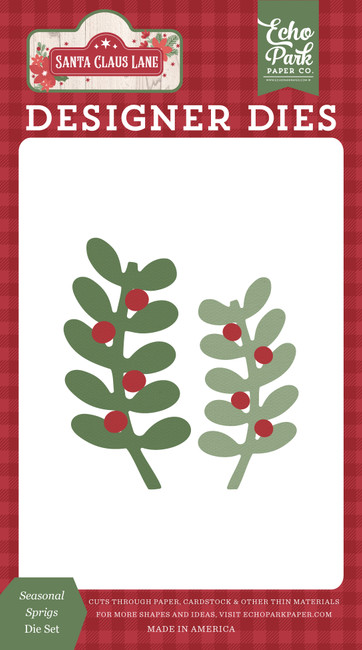 Santa Claus Lane: Seasonal Sprigs Small Die Set