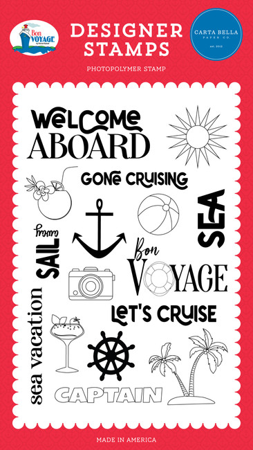 CBBV161040 - Welcome Aboard Stamp Set