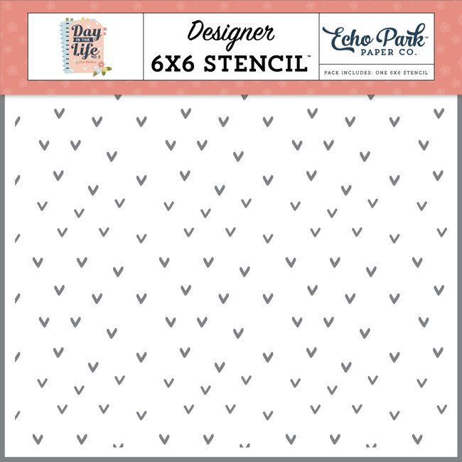 Day In The Life No. 2: Tiny Hearts Stencil