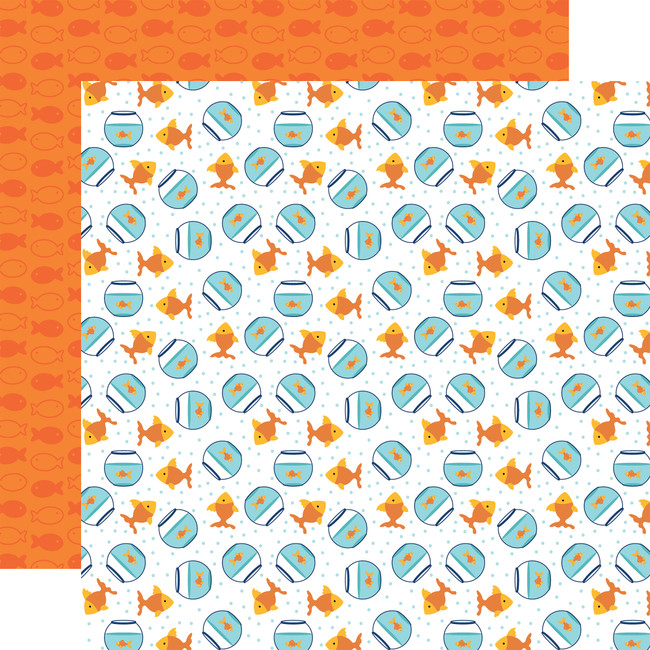 Pets: Fish Friends 12x12 Patterned Paper