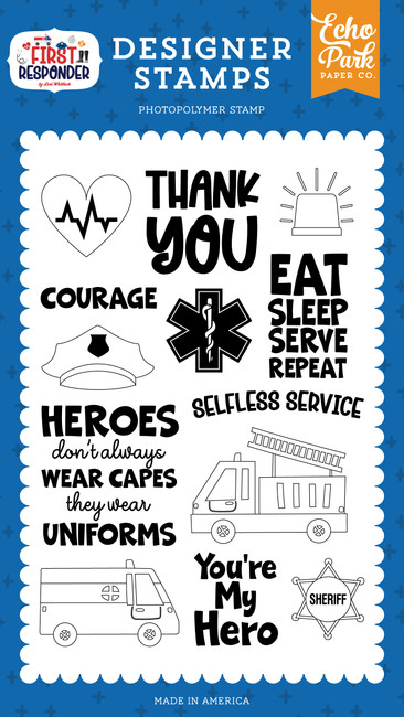 First Responder: Selfless Service Stamp Set
