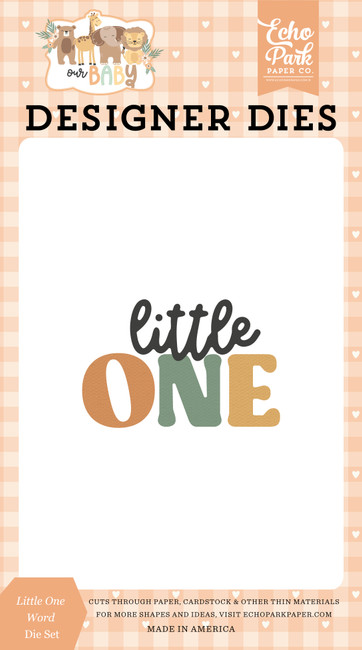 Our Baby: Little One Word Small Die Set