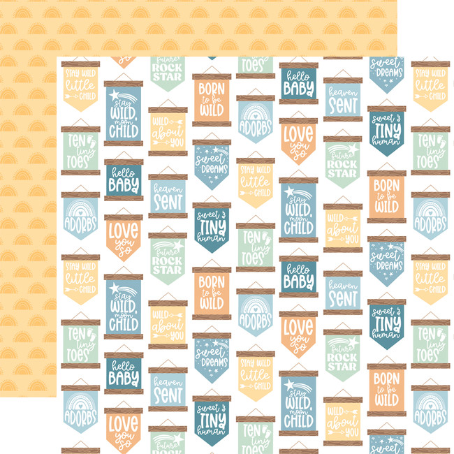 Our Baby Boy: Sweet Signs 12x12 Patterned Paper