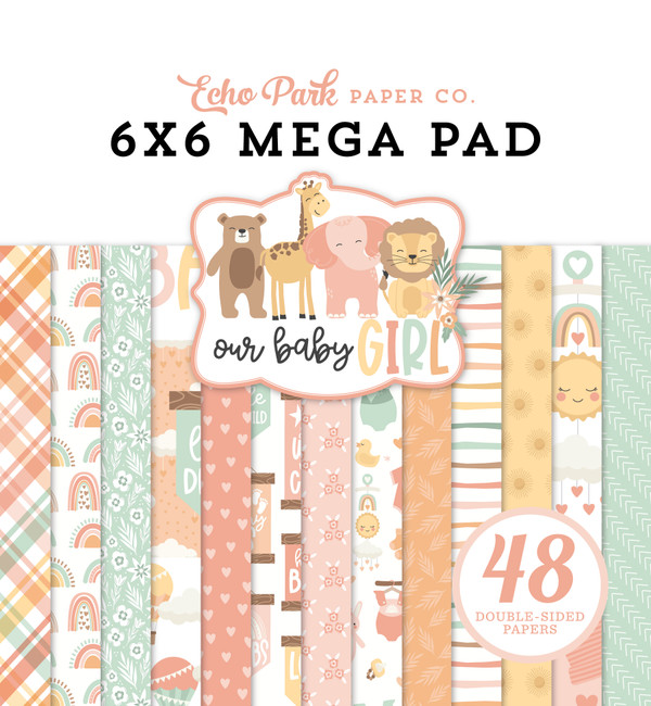 Our Baby Girl Cardmakers 6x6 Mega Pad