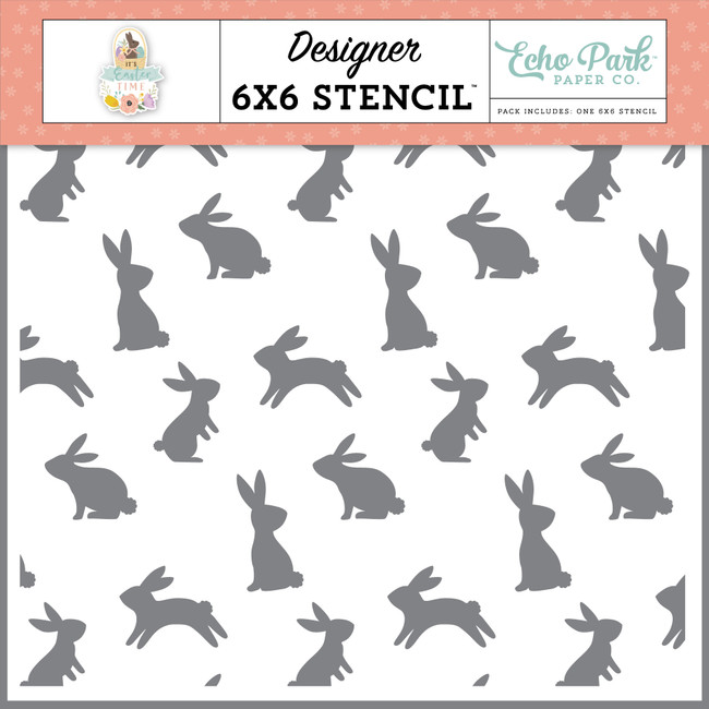 It’s Easter Time: Bunny Time Stencil