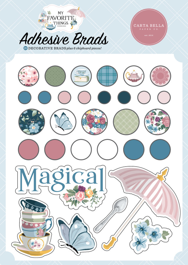 My Favorite Things Adhesive Brads