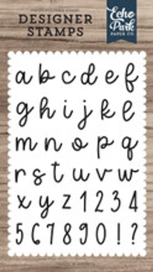 Sadie Lowercase Alphabet 4x6 Stamp Set