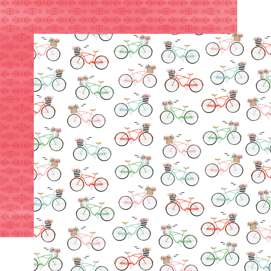 Summer Market: Bikes 12x12 Patterned Paper