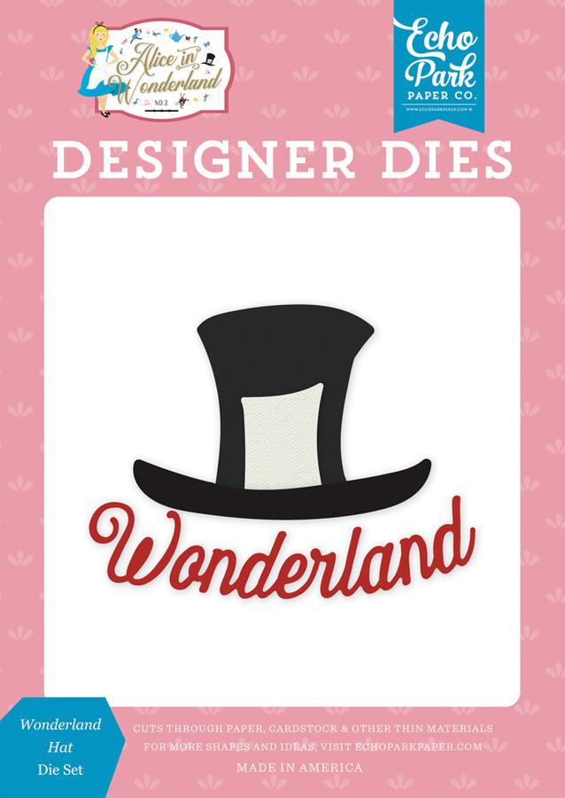 Alice In Wonderland No. 2: Wonderland Hat Medium Die Set