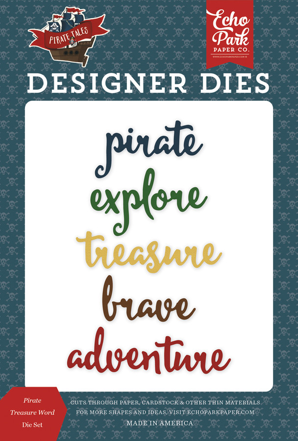 Pirate Tales: Pirate Treasure Word Medium Die Set