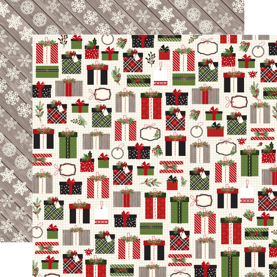 Christmas Delivery: Pretty Presents 12x12 Patterned Paper