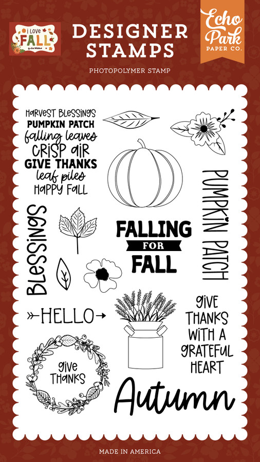 I Love Fall: Falling For Fall Stamp Set