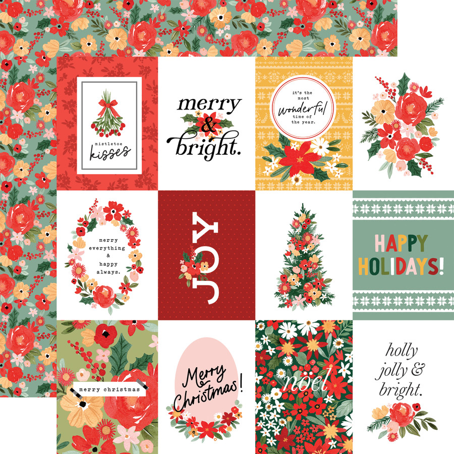 Joyful Christmas Flora: Joyful Journaling Cards