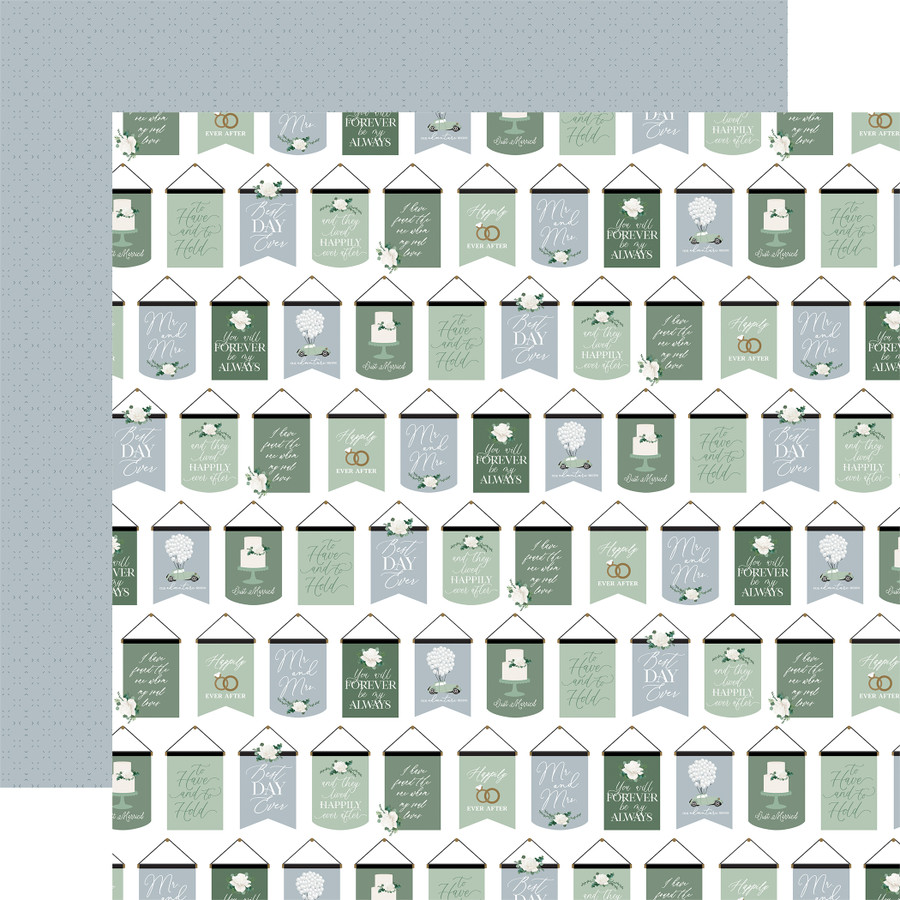 Wedding Bells: Happily Ever After 12x12 Patterned Paper