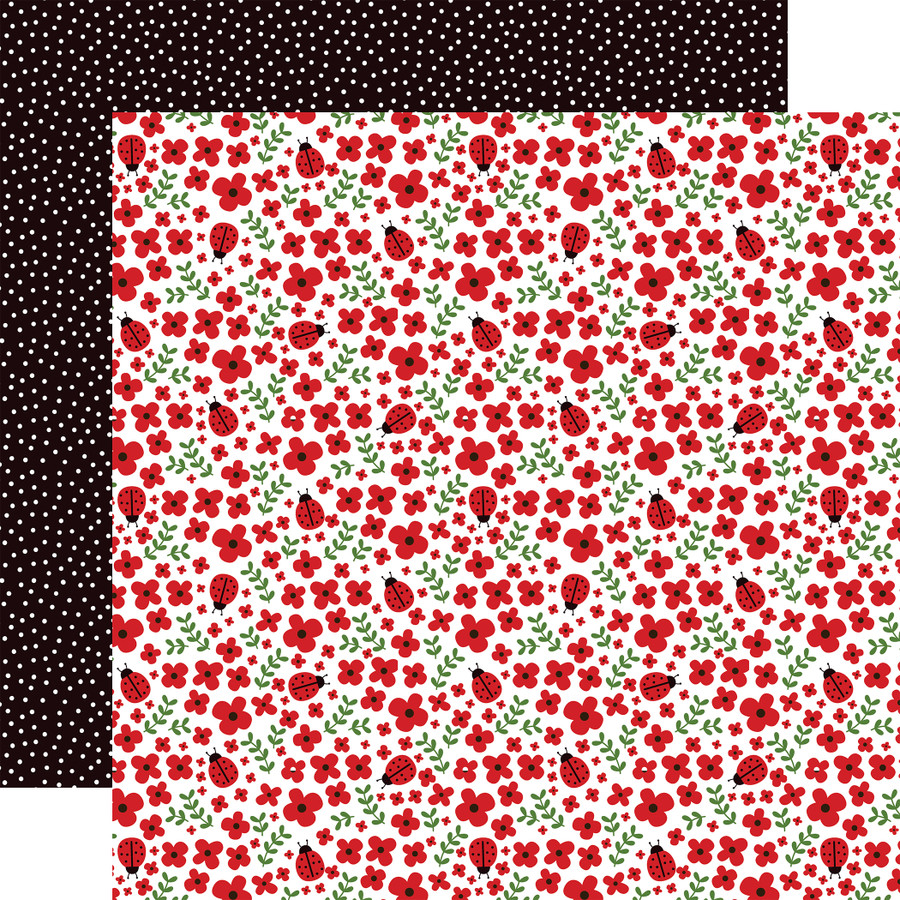 Little Ladybug: Ladybug Hugs 12x12 Patterned Paper