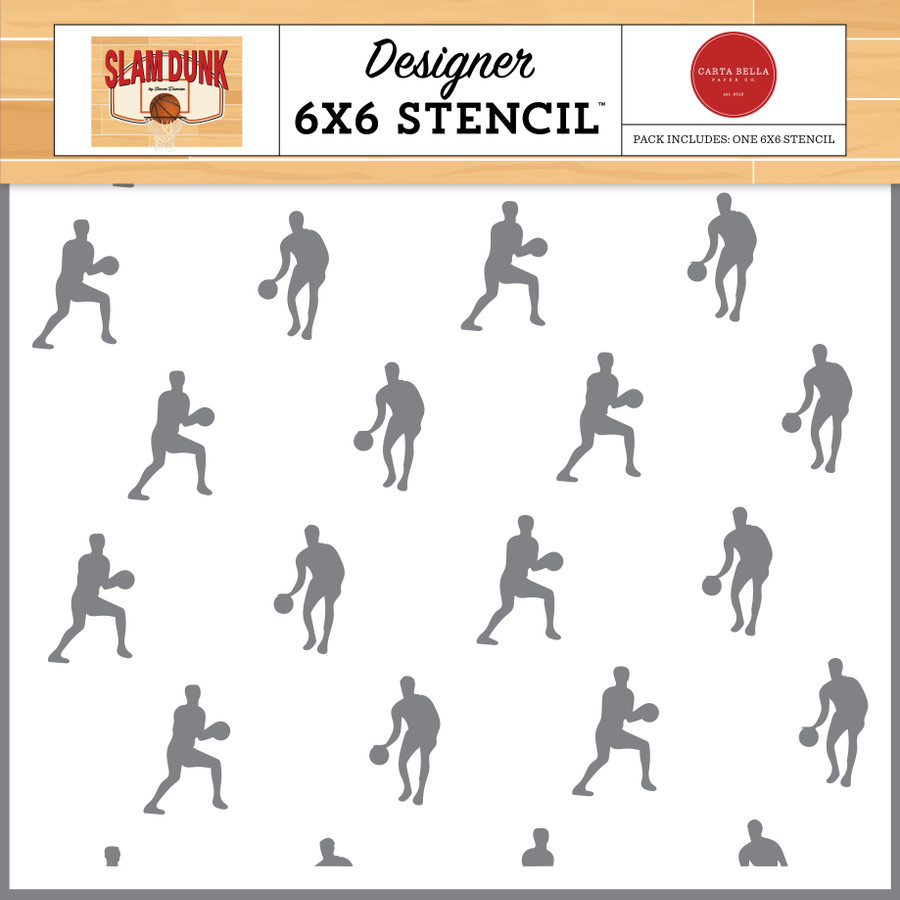 Slam Dunk: Basketball Champions Stencil