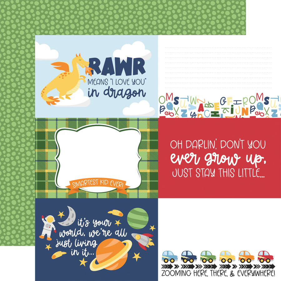 My Little Boy: 6x4 Journaling Cards