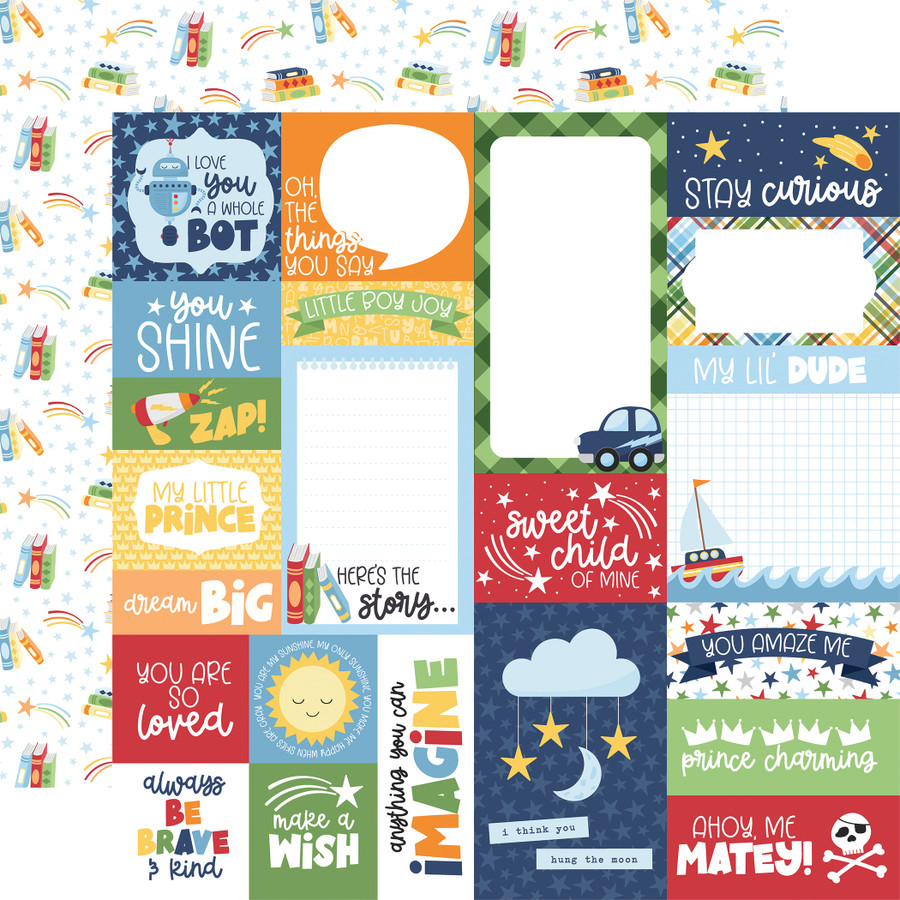My Little Boy: Multi Journaling Cards