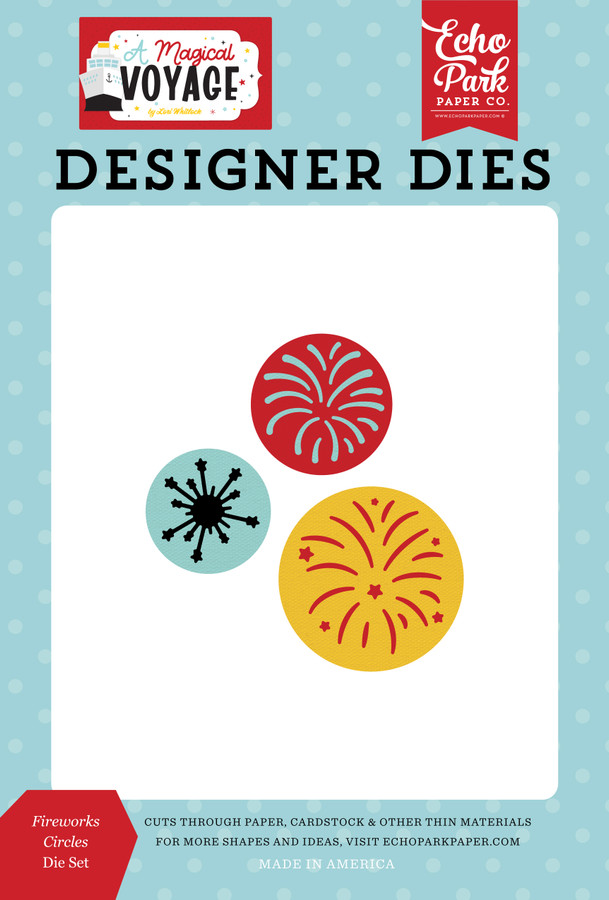 A Magical Voyage: Fireworks Circles Large Die Set