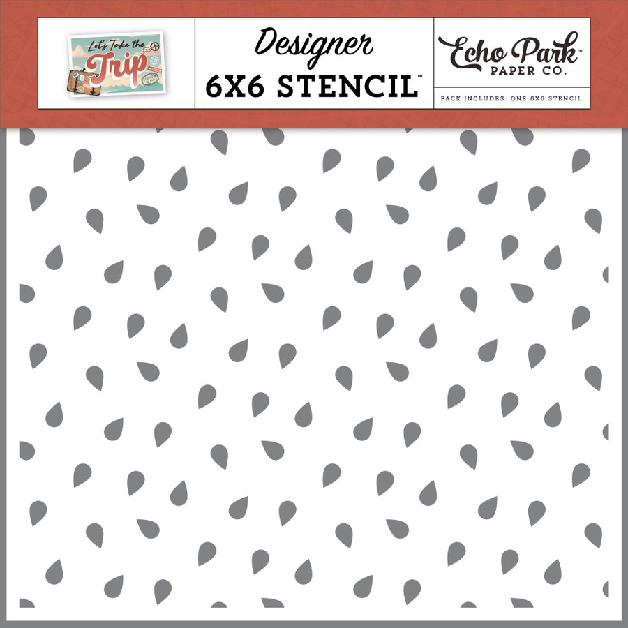 Let's Take The Trip: Drop A Pin Stencil