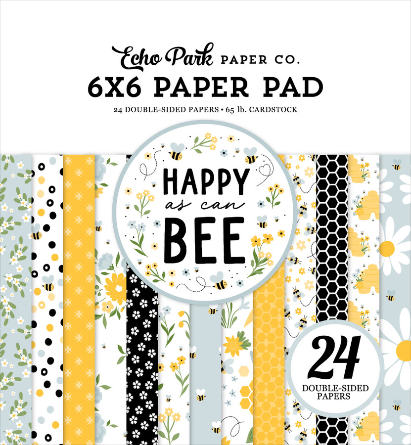 Happy As Can Bee 6x6 Paper Pad