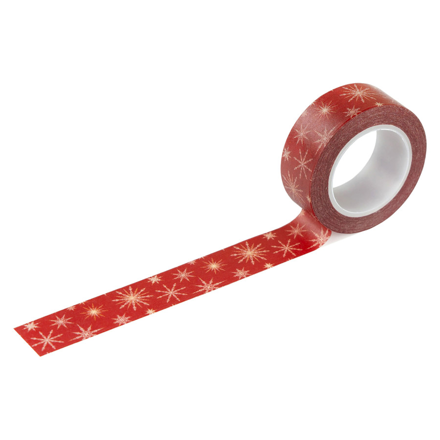 A Vintage Christmas: Washi Tape - Sparkling Snowflakes