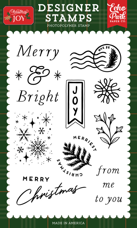 Christmas Joy: Merriest Christmas Stamp Set