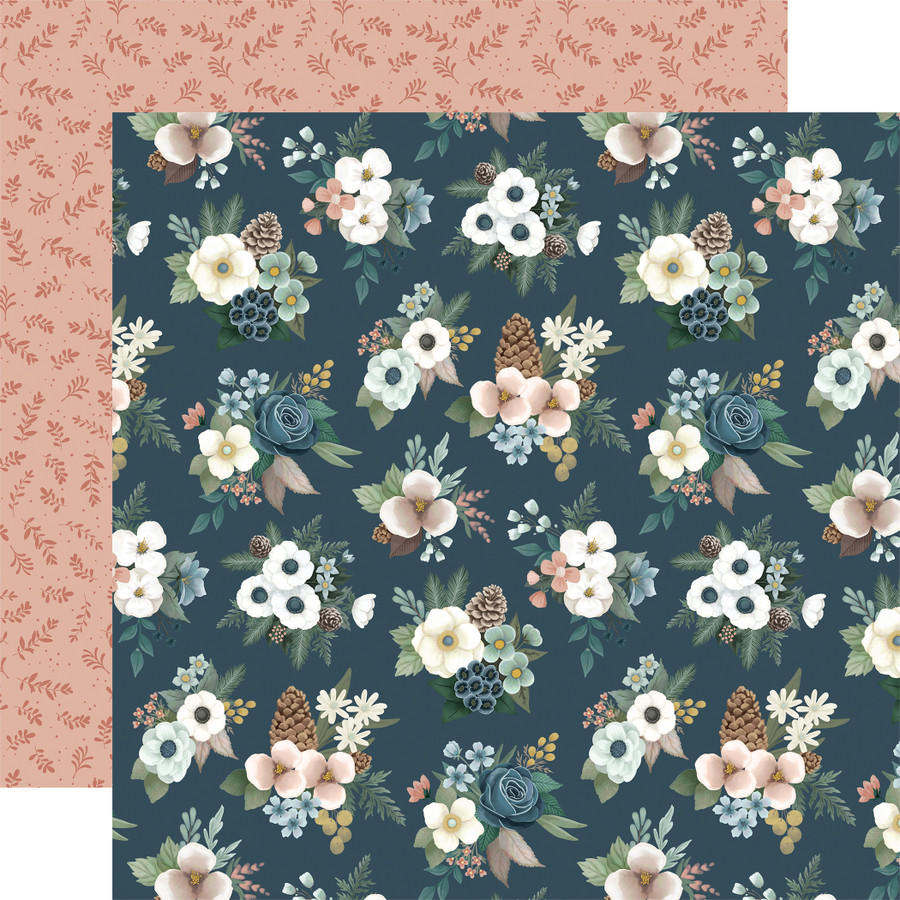 Winter Wonderland: Beauty Of Winter Bunches 12x12 Patterned Paper