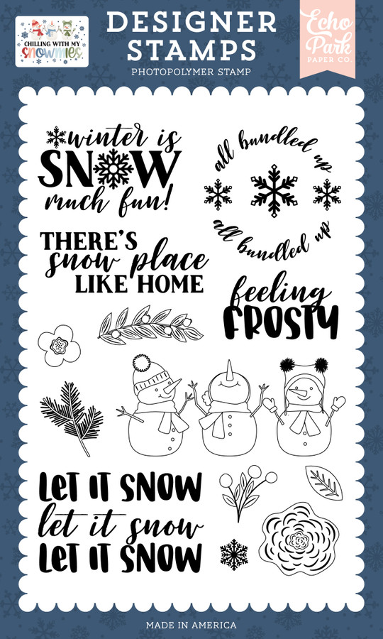 Chilling With My Snowmies: Feeling Frosty Stamp Set