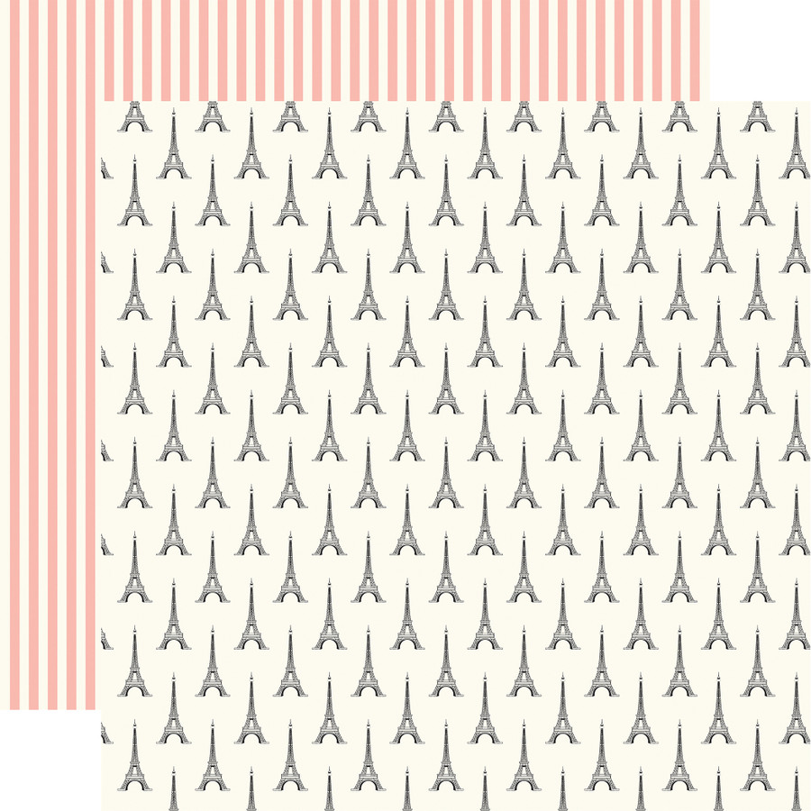 Paris: Eiffel Tower 12x12 Patterned Paper