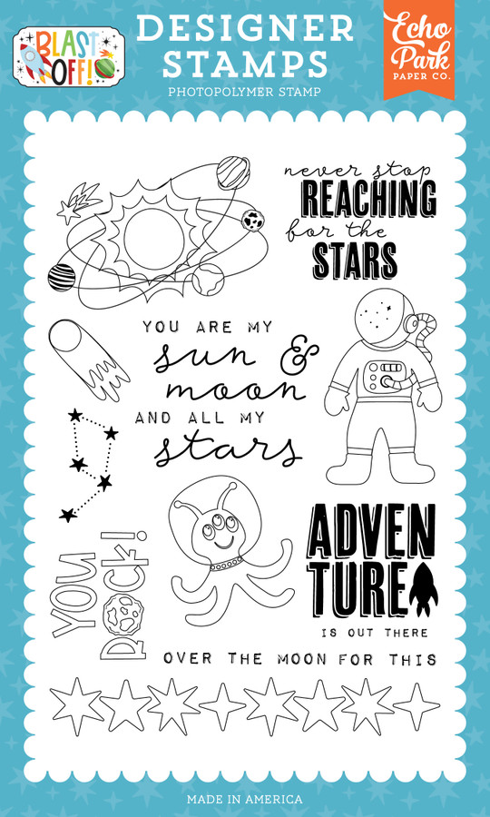 Blast Off: My Sun And Moon Stamp Set