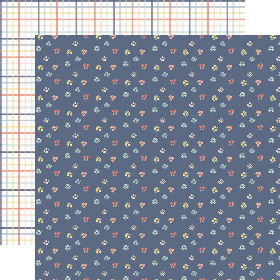 Baby On Board - Girl: Tiny Baby Flowers 12x12 Patterned Paper