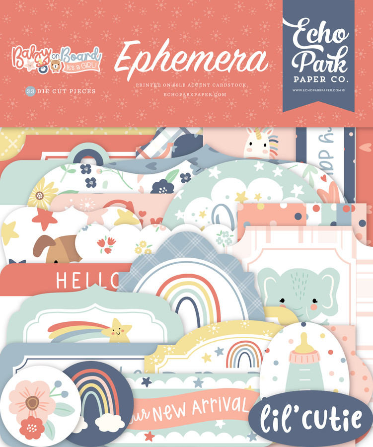Baby On Board - Girl Ephemera