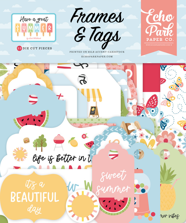 Have A Great Summer Frames & Tags