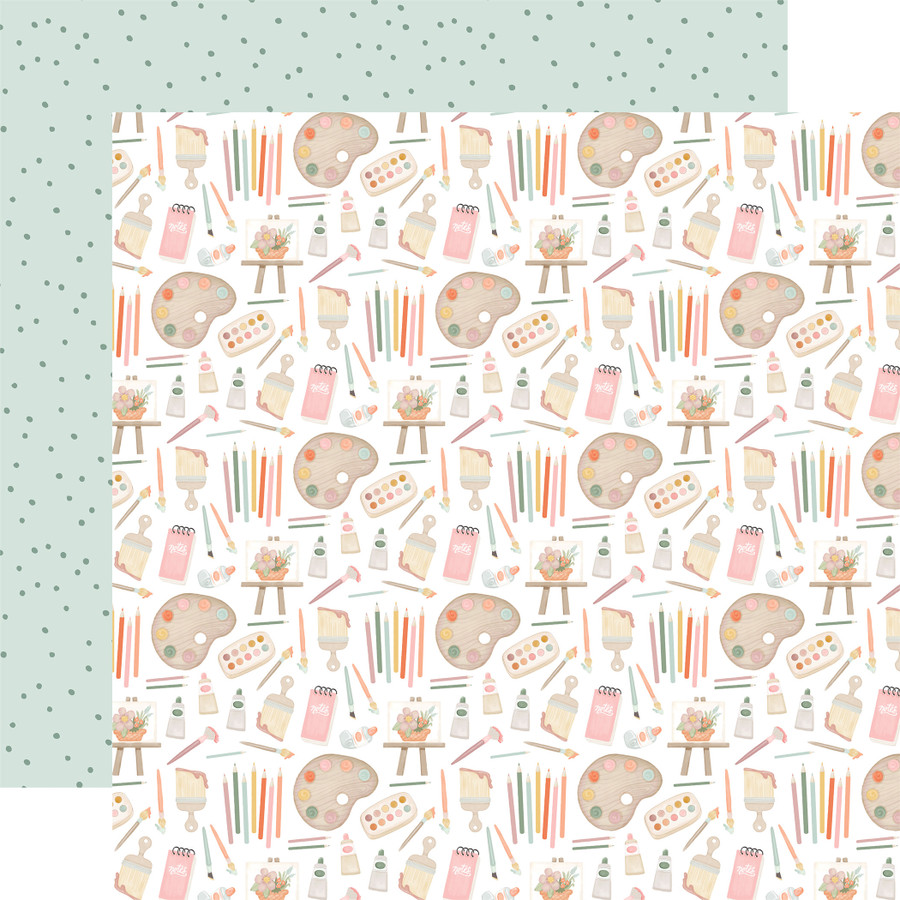 That's My Girl: Our Little Artist 12x12 Patterned Paper
