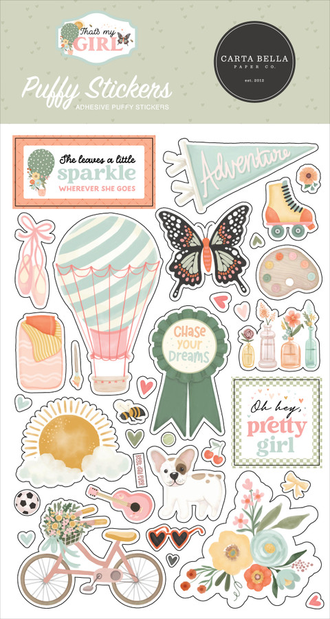That's My Girl Puffy Stickers