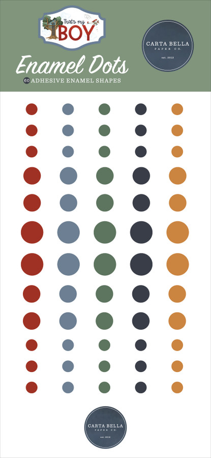 That's My Boy Enamel Dots