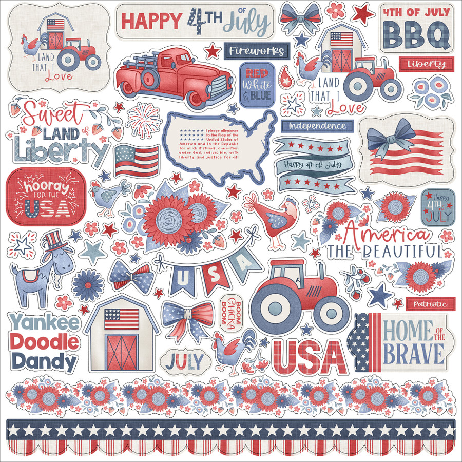 Yankee Doodle Element Sticker