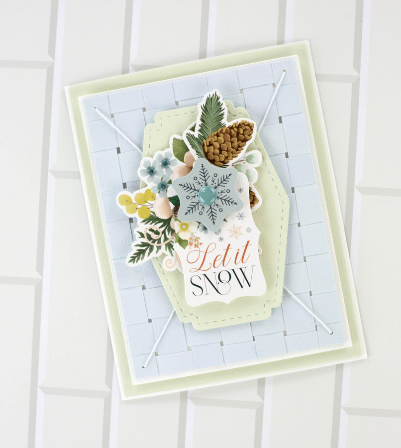 Winter Wonderland Let It Snow Card Digital Instructions