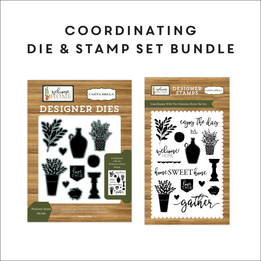 Welcome Home  Die and Stamp Bundle