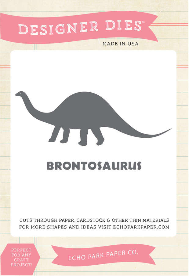 Brontosaurus Large Large Die Set