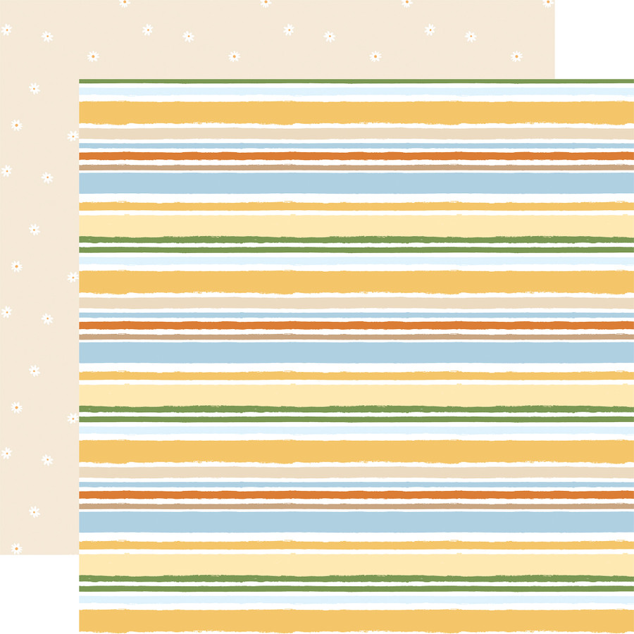 Winnie The Pooh Baby: So Sweet Stripes  12x12 Patterned Paper